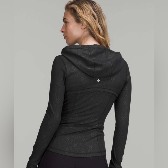 Hooded Define Jacket *Nulu Yogo Embossed Black Very Rare and Hard To Find. Sz 10 - Picture 5 of 11